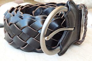 Leather belt