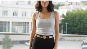 1960s link metal belt