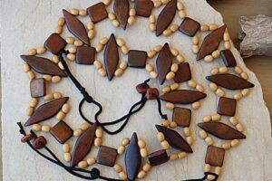 Brown leather belt